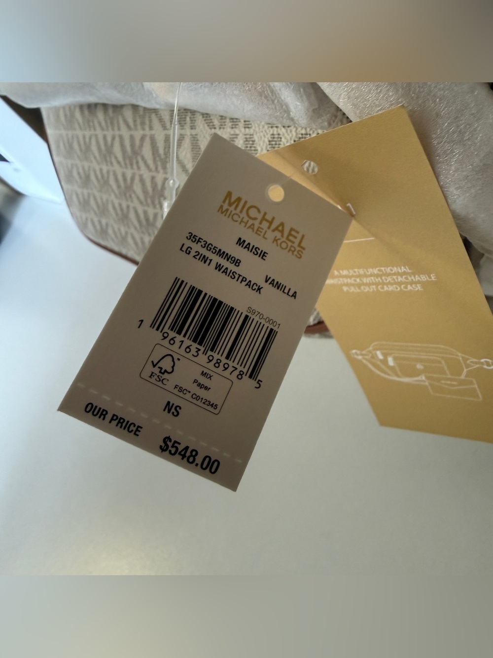 Michael Kors MAISIE LG 2in1 WAISTPACK - Picture 8 of 13